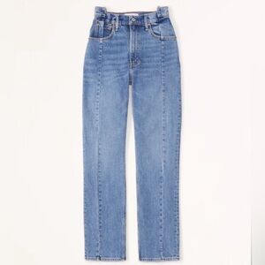Abercrombie & Fitch Women's High Rise Jeans - Blue